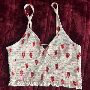 Adorable strawberry tank top!!